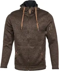 Куртка Orbis Textil Herrenjacke Strick-Fleece 418000-69 L Темно коричневий