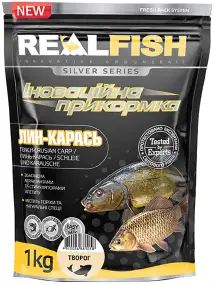 Прикормка Real Fish Silver Series Лин-карась Сир 1kg