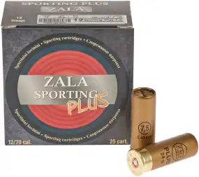 Патрон Zala Arms Sporting Plus кал. 12/70 дріб №7,5 (2,4 мм) наважка 24 г