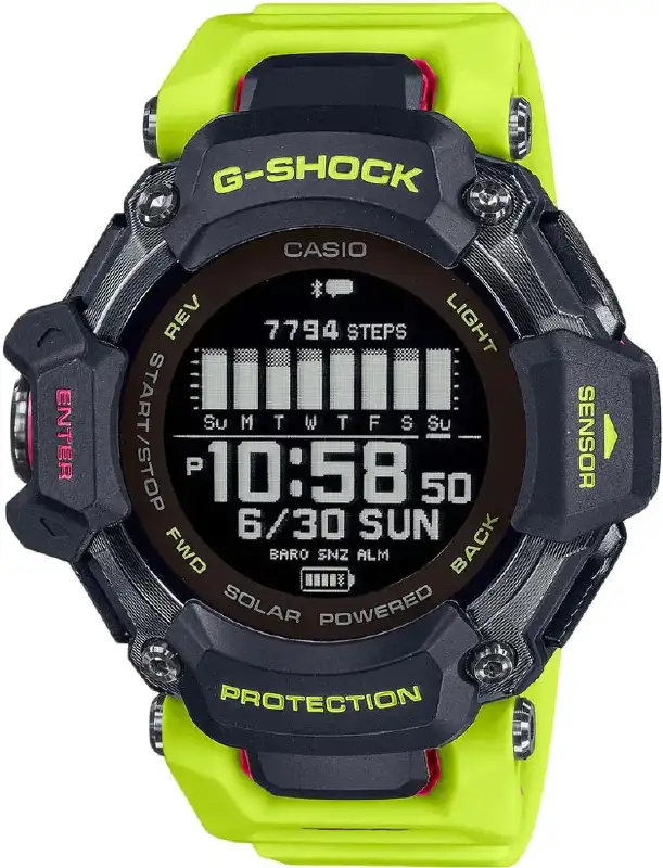 Годинник Casio GBD-H2000-1A9ER G-Shock. Чорний