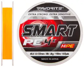 Шнур Favorite Smart PE 4x 150м #2.0/0.242 мм 11кг