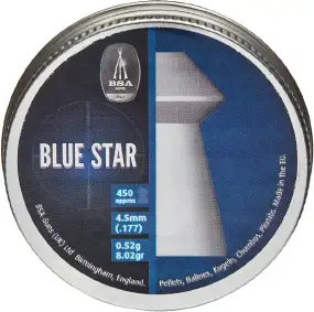 Кулі пневматичні BSA Blue Star. Кал. 4.5 мм