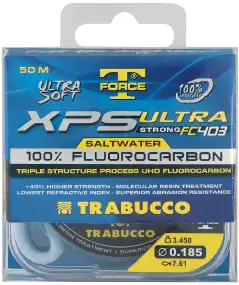 Флюорокарбон Trabucco T-Force XPS Ultra Strong FC 403 Saltwater 50m 0.221mm 4.74kg