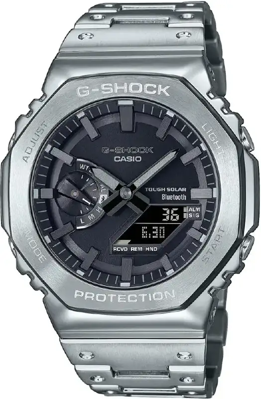 Часы Casio GM-B2100D-1AER G-Shock. Серебристый