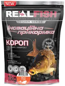 Прикормка Real Fish Silver Series Карп Кислая груша 1kg
