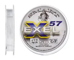 Леска Smart Exel 57 50m 0.08mm 1.5kg