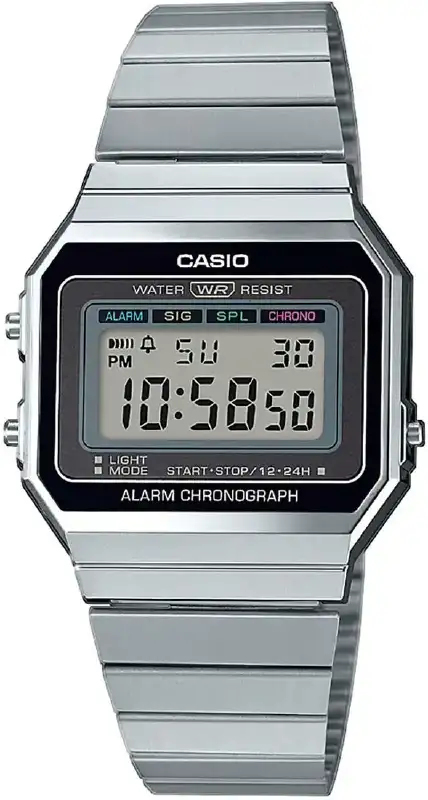 Часы Casio A700WE-1AEF. Серебристый