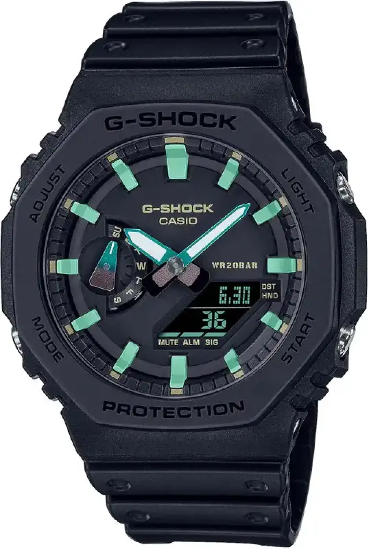 Часы Casio GA-2100RC-1AER G-Shock. Черный