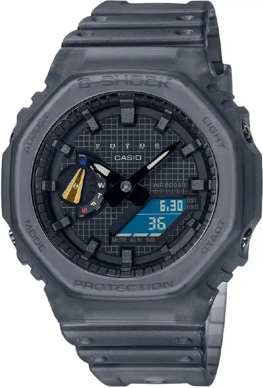 Часы Casio GA-2100FT-8A G-Shock. Серый