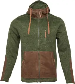 Куртка Orbis Textil Herrenjacke Strick-Fleece 418001-56 6XL Зеленый