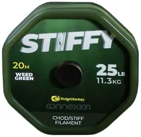 Поводковый материал RidgeMonkey Connexion Stiffy Chod/Stiff Filament 20m 20lb/9.1kg