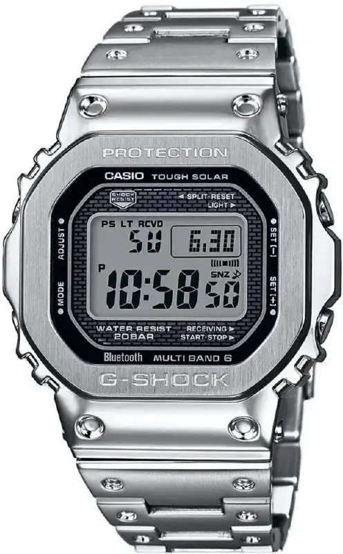 Часы Casio GMW-B5000D-1ER G-Shock сріблястий