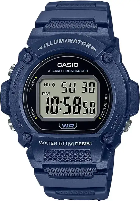 Часы Casio W-219H-2AVEF. Синий