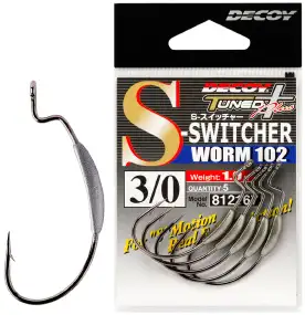Крючок Decoy Worm102 S-Switcher #4/0 (4 шт/уп)