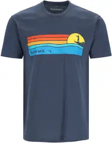 Футболка Simms Sunset T-Shirt XXL Navy Heather