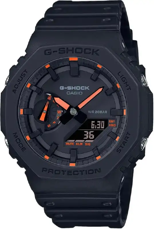 Часы Casio GA-2100-1A4ER G-Shock. Черный