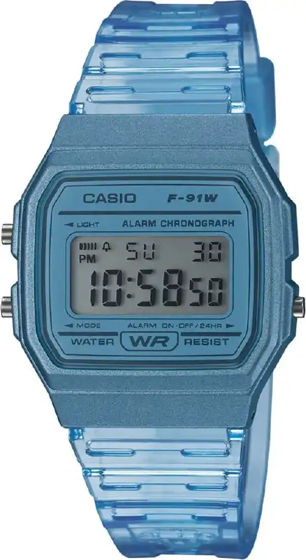 Часы Casio F-91WS-2EF. Синий