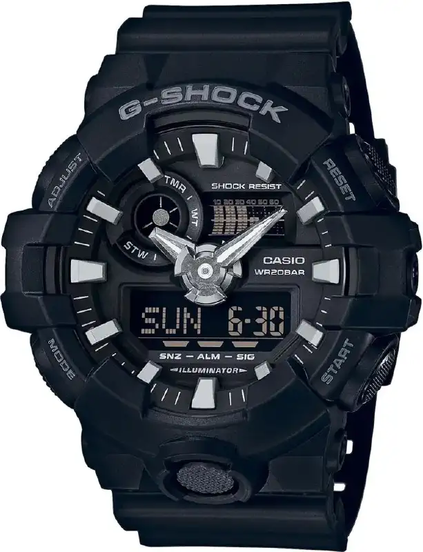 Часы Casio GA-700-1BER G-Shock. Черный