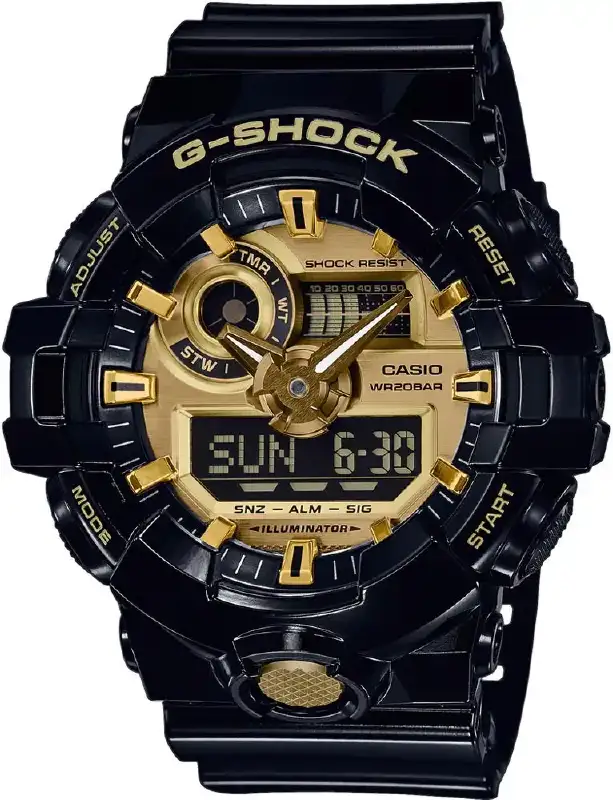 Часы Casio GA-710GB-1AER G-Shock. Черный