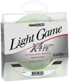 Шнур Salmo Light Game Fine GreenX4 Ultra PE 100m 0.064mm
