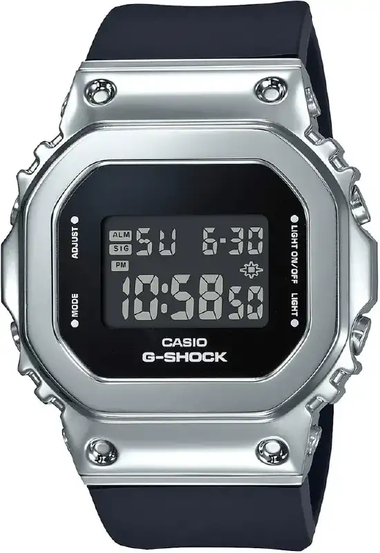 Часы Casio GM-S5600-1ER G-Shock. Серебристый