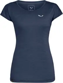 Футболка Salewa Puez Melange Dry T-Shirt Women 42/36 Navy blazer melange