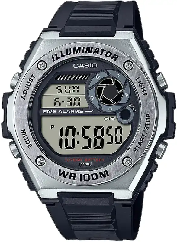 Часы Casio MWD-100H-1AVEF. Серебристый
