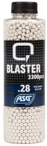 Страйкбольные шарики ASG Q Blaster кал.6 мм 0,28г 3300 штук в упаковке White