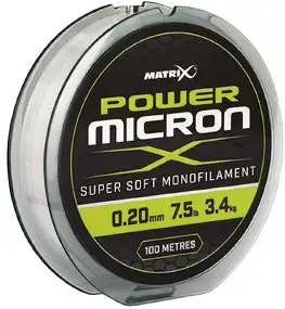 Леска Matrix Power Micron X 100m 0.11mm 3.0lb/1.4kg