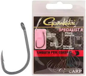 Крючок карповый Gamakatsu G-Carp Specialist R (10шт/уп) ц:grey