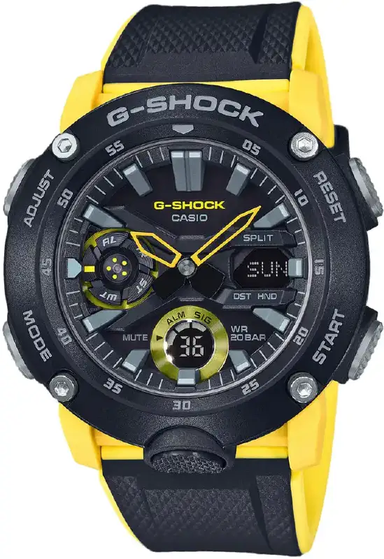 Часы Casio GA-2000-1A9 G-Shock. Черный