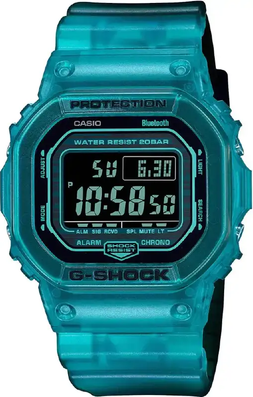 Часы Casio DW-B5600G-2ER G-Shock. Синий