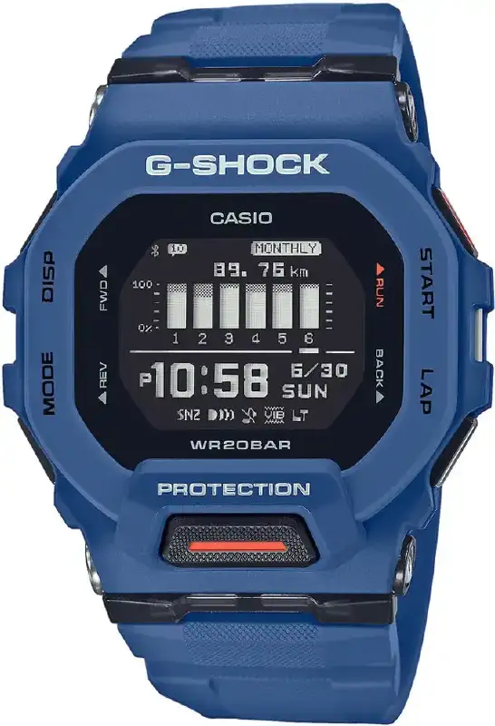 Часы Casio GBD-200-2ER G-Shock.Синий