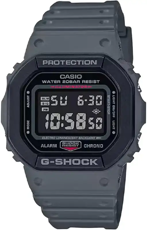 Часы Casio DW-5610SU-8 G-Shock. Серый