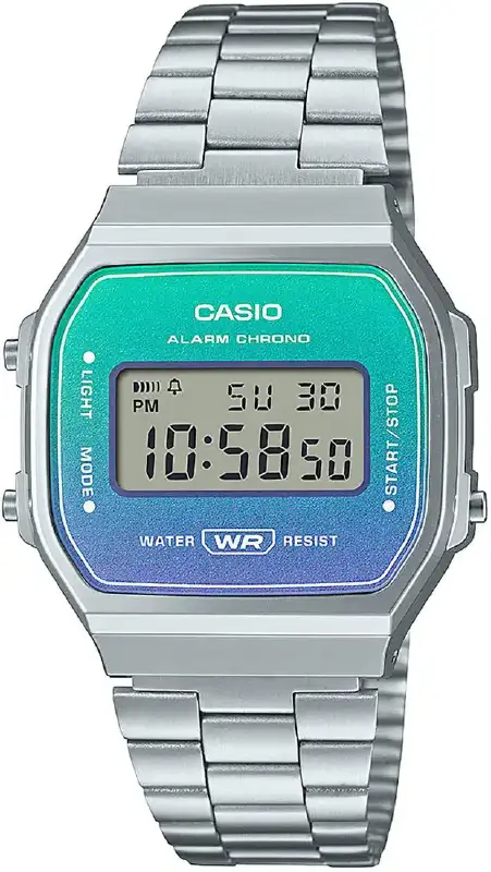 Часы Casio A168WER-2AEF. Серебристый