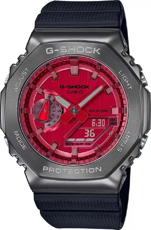 Часы Casio GM-2100B-4AER G-Shock. Серебристый