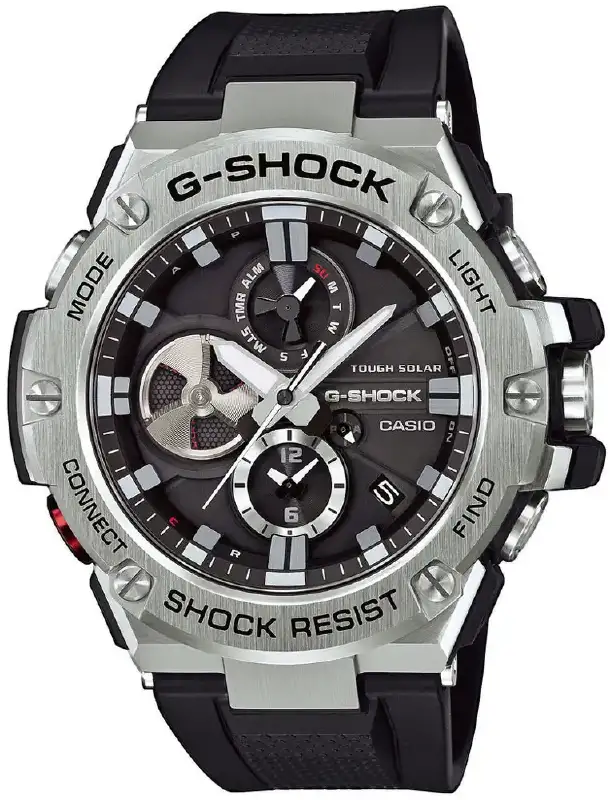 Часы Casio GST-B100-1AER G-Shock. Серебристый