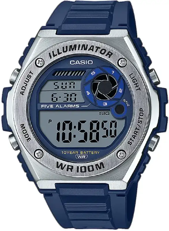 Часы Casio MWD-100H-2AVEF. Серебристый