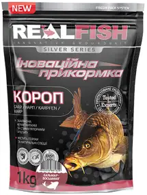 Прикормка Real Fish Silver Series Карп Кальмар-Осьминог 1kg