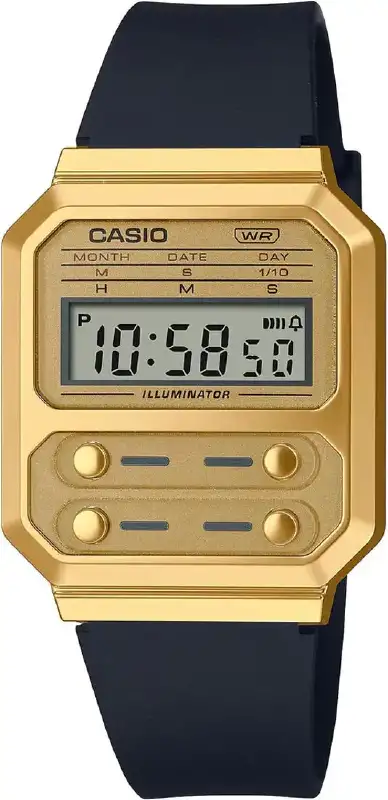 Часы Casio A100WEFG-9AEF. Золотистый