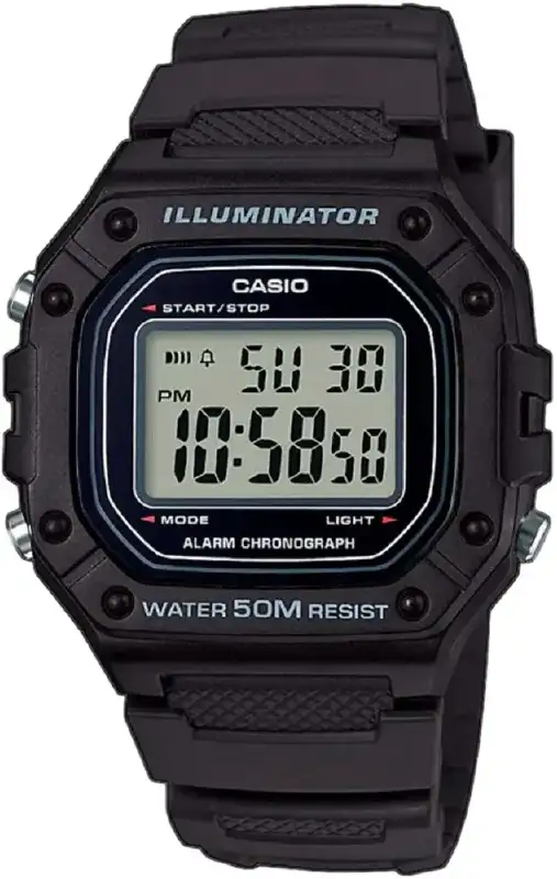 Часы Casio W-218H-1AVEF. Черный