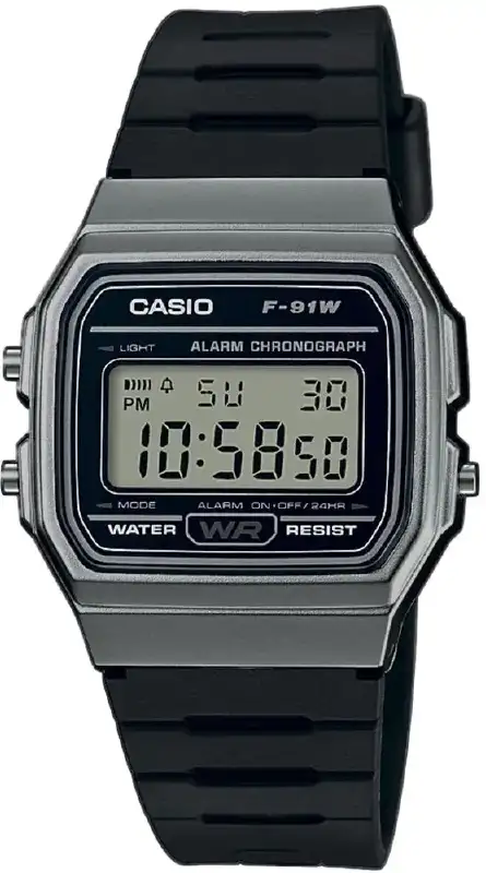 Часы Casio F-91WM-1BEF. Серый