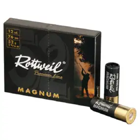 Патрон Rottweil Magnum кал.12/76 дробь №1 (4,0 мм) навеска 52 г