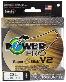Шнур Power Pro Super 8 Slick V2 (Moss Green) 135m 0.28mm 44lb/20.0kg