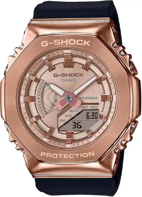 Часы Casio GM-S2100PG-1A4ER G-Shock. Розовое золото