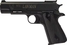 Пистолет страйкбольный ASG STI Lawman кал.6 мм Black