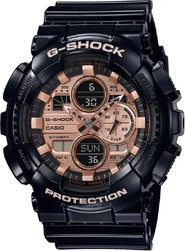 Часы Casio GA-140GB-1A2ER G-Shock. Черный