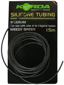 Кембрик силиконовый Korda Silicone Tube 1.5m 0.75mm ц:weedy green