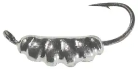 Мормишка вольфрамова Shark Опариш 0.1g 1.0mm гачок D18 к:срібло