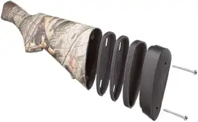 Комплект пластин-вставок для регулювання довжини приклада в зброї Remington. Матеріал - пластик. Колір - чорний